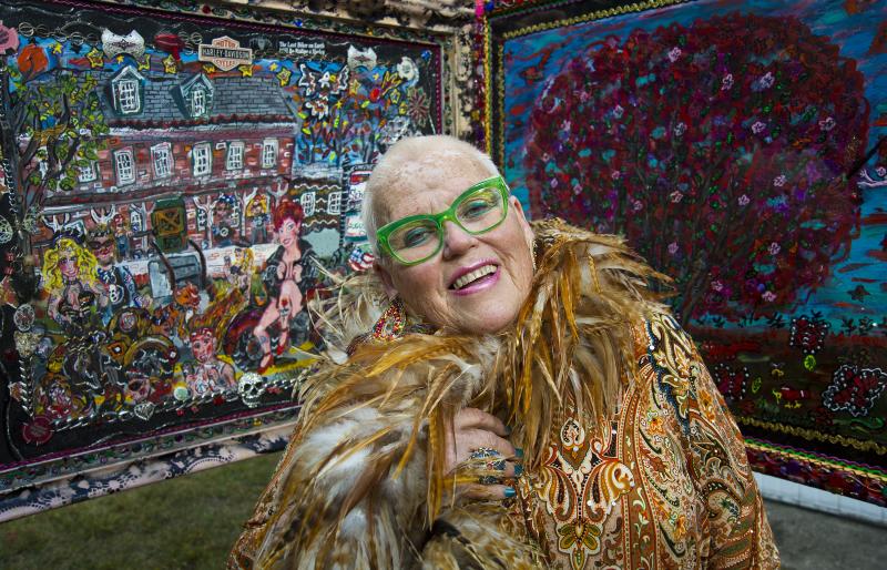 Photographer Kevin Fleming certainly captured the artistic side of Pam Bounds in this portrait. KEVIN FLEMING PHOTO